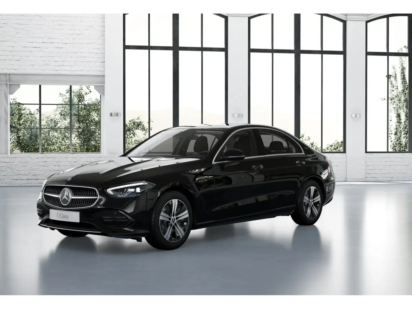 Mercedes-Benz C 220 d AVANTGARDE+MBUX+DIST+AMBIENTE+KAMERA+AHK Schwarz - 1