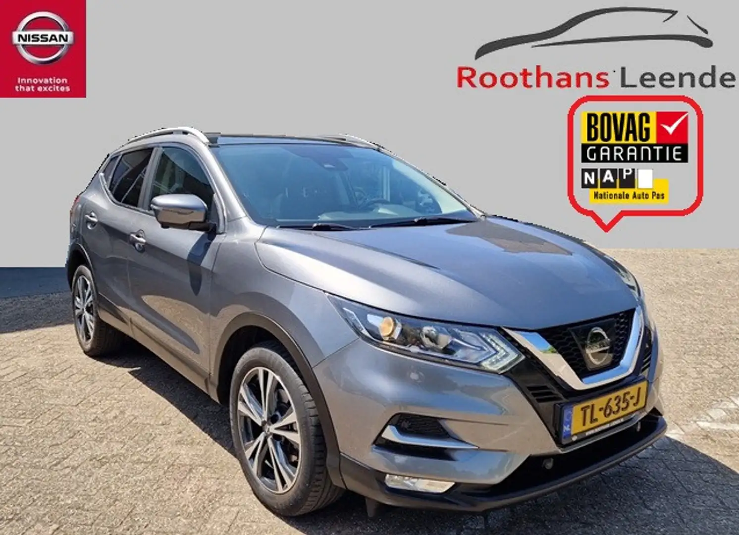 Nissan Qashqai 1.2 115PK DIG-Turbo X-Tronic A/T N-Connecta & Desi Gris - 1