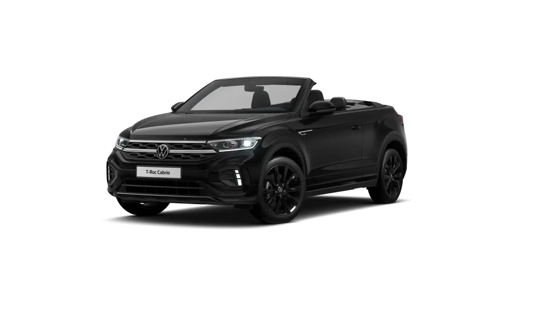 Volkswagen T-Roc Cabrio 1.5 TSI DSG R-LINE BLACK LEDER AHK Schwarz - 2