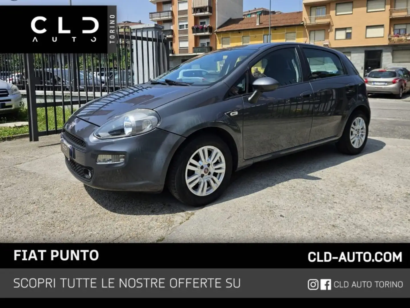 Fiat Punto 1.2 8V 3 porte Grigio - 1