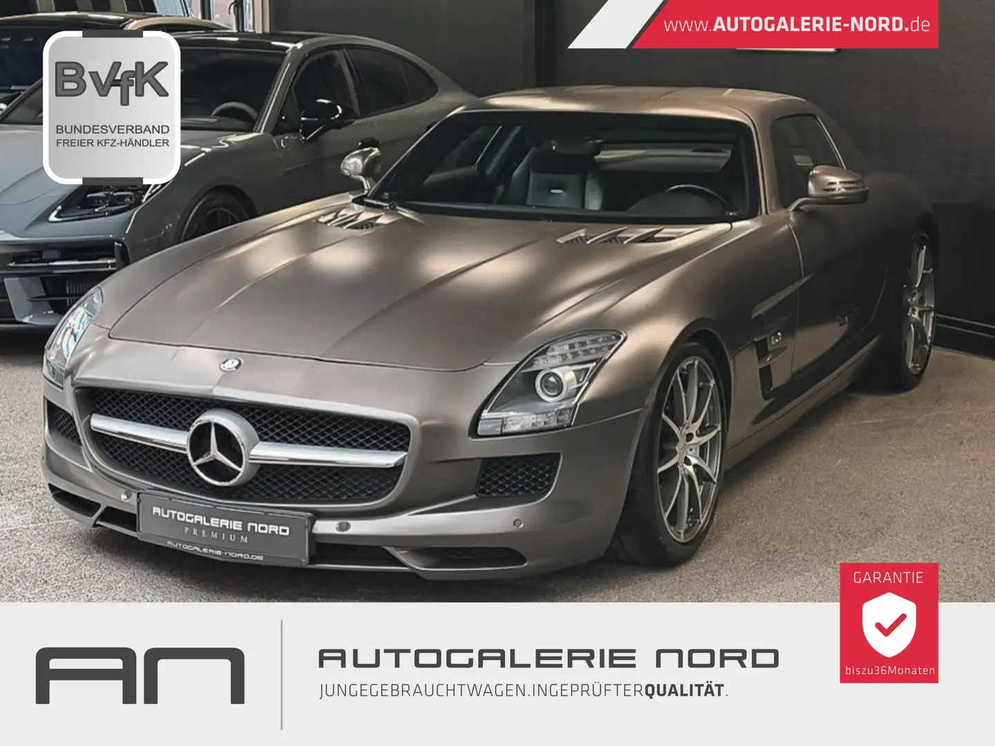 Mercedes-Benz SLS AMG AMG Coupe+Bang-Olufsen+Carbon-Int.+Monza Gris - 1