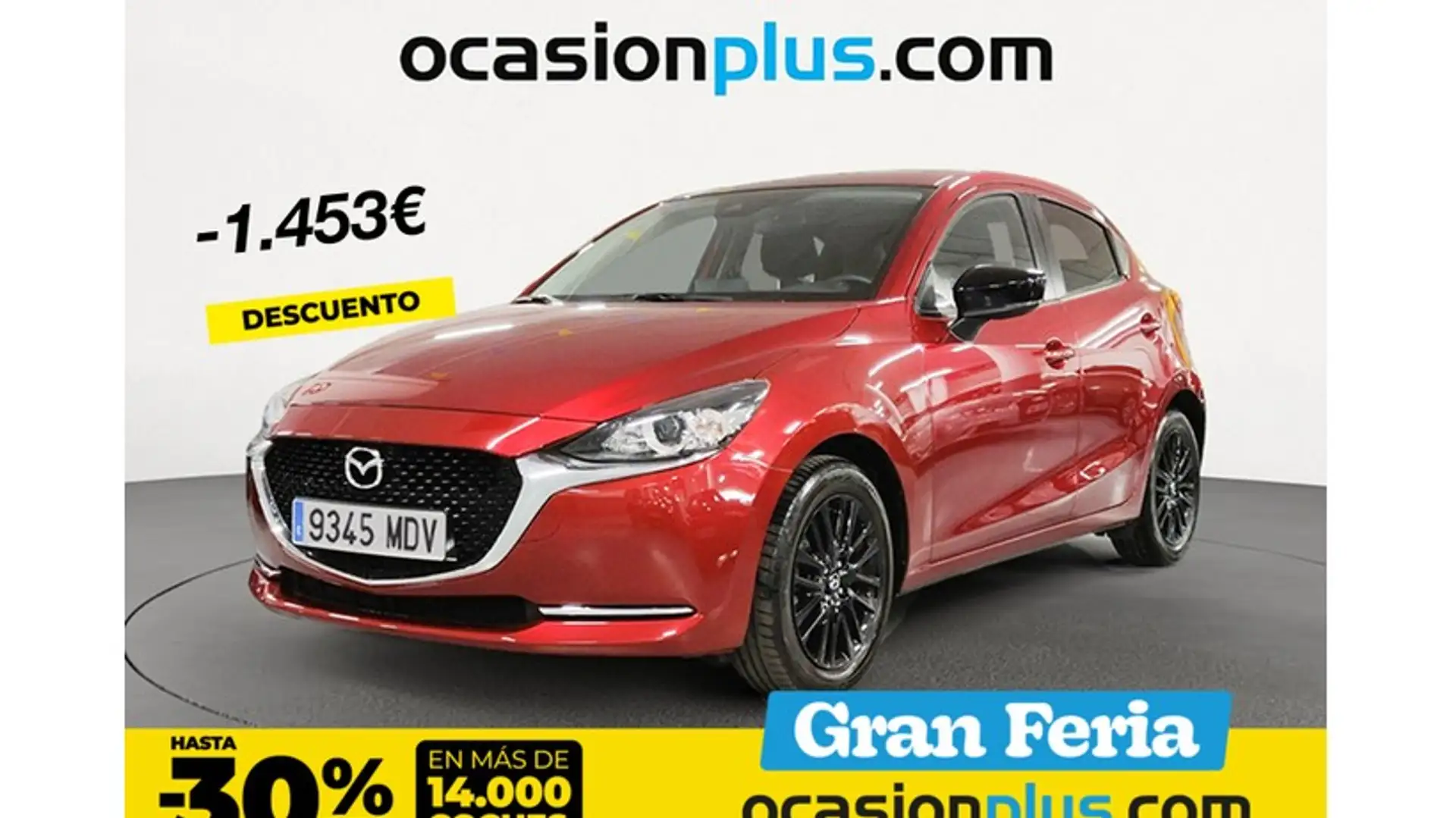 Mazda 2 1.5 e-Skyactiv-g Homura pantalla 8´´ 66kW Rojo - 1