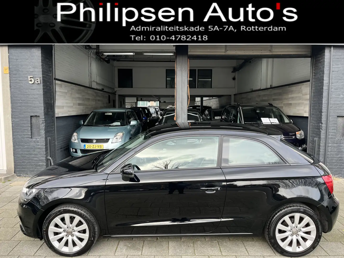 Audi A1 1.2 TFSI Connect. NLauto LM Navi Leer Noir - 2
