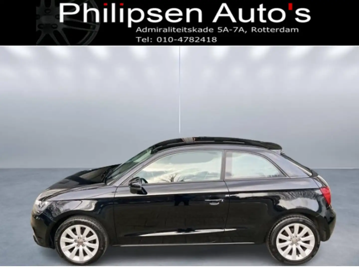 Audi A1 1.2 TFSI Connect. NLauto LM Navi Leer Noir - 1