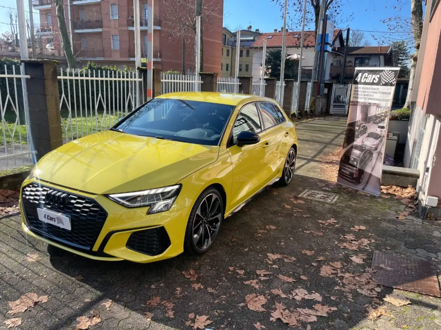 Audi A3 SPB 35 TDI S tronic S line edition Jaune - 2
