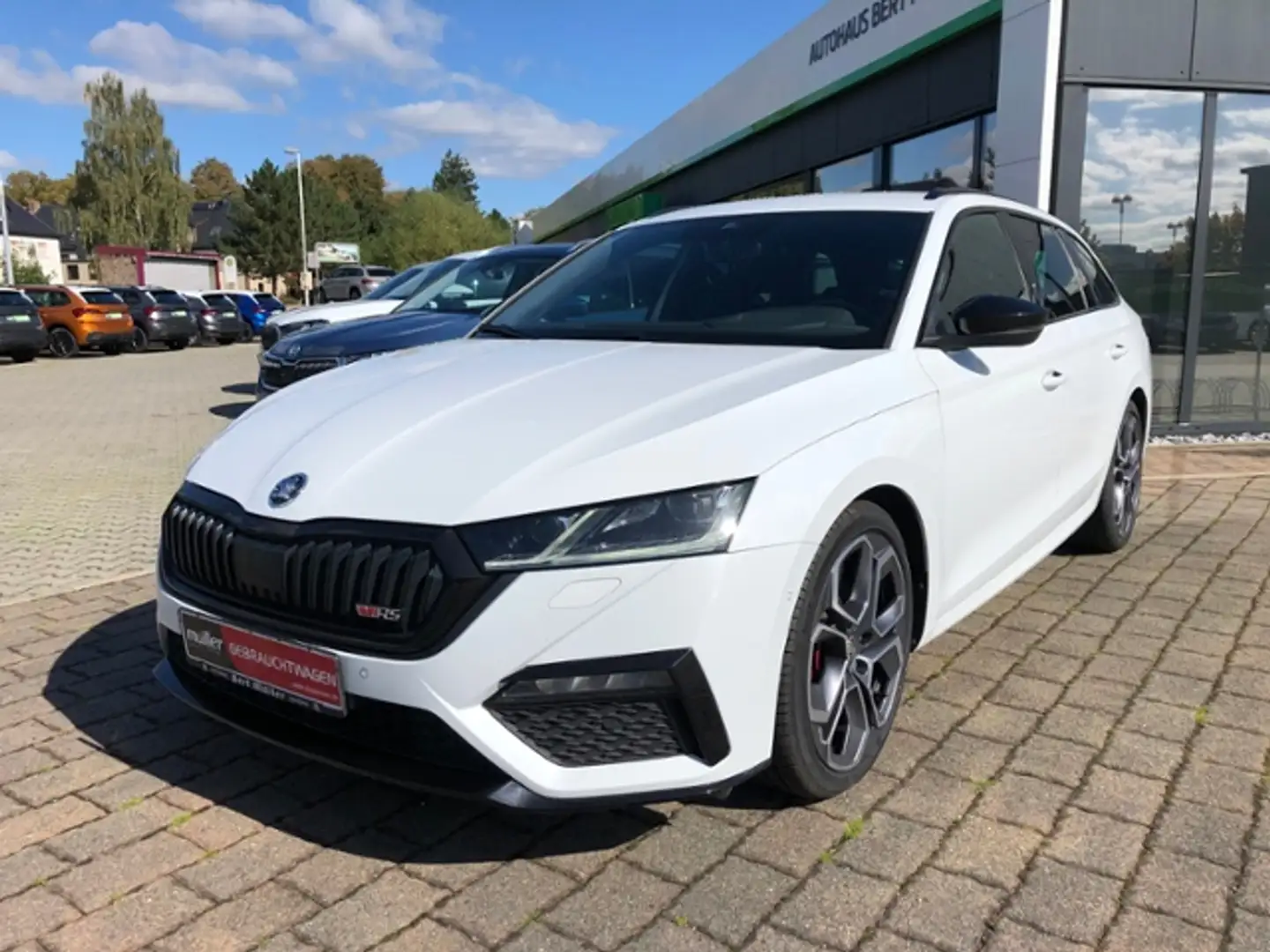 Skoda Octavia Combi RS TDI DSG Matrix-LED Navi AHK Weiß - 2