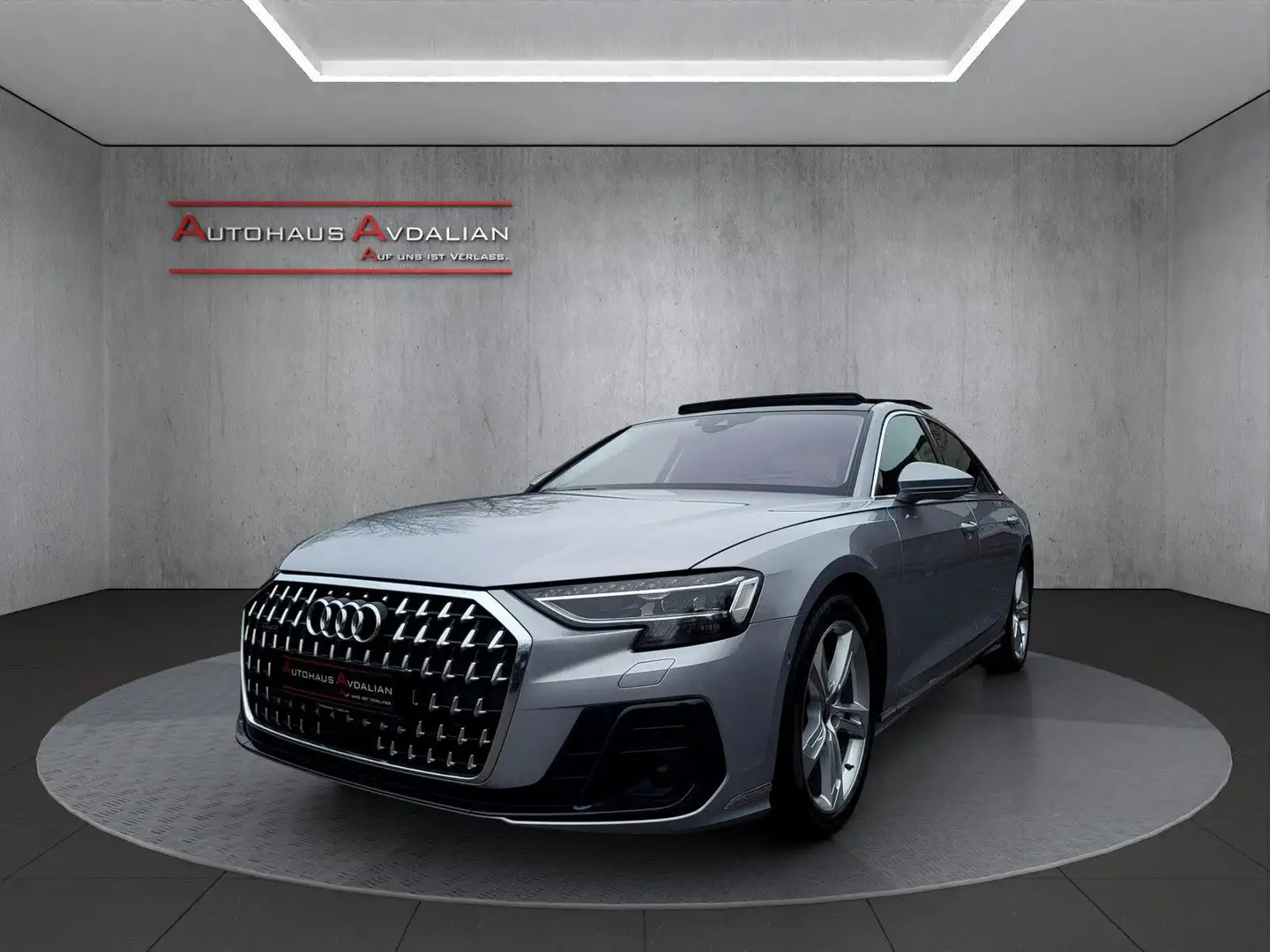 Audi A8 50 TDI qu. DIGITAL-MATRIX|PANO|HUD|B&O|360° Silber - 1
