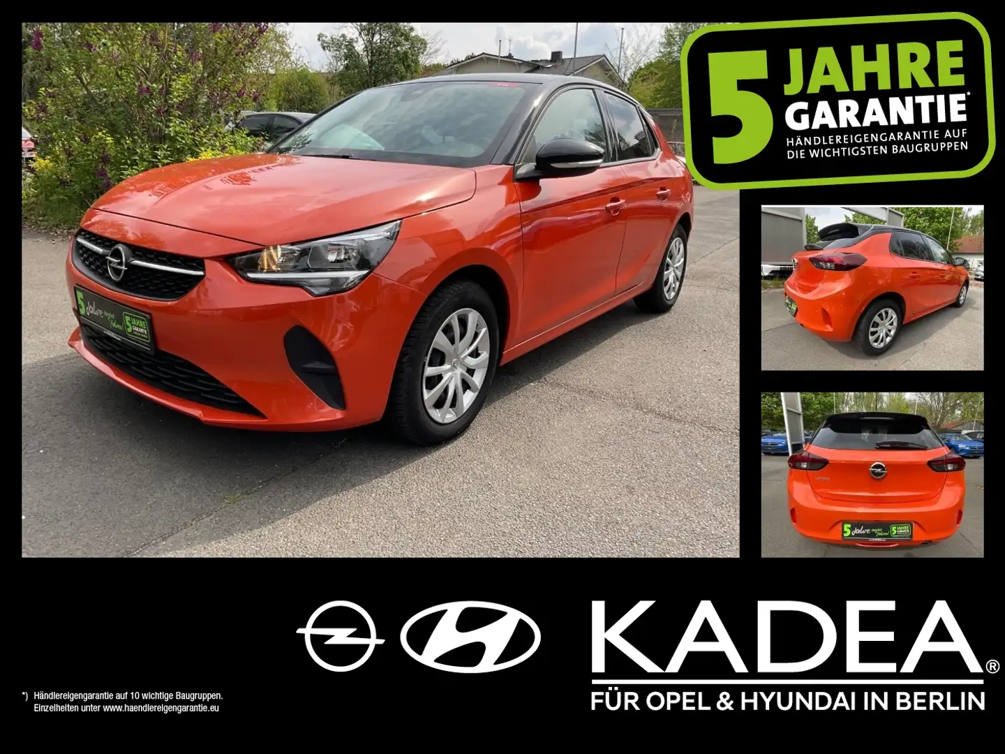 Opel Corsa F 1.2 Rückkamera,Navi,PDC,SpurH,Wi-Pkt Orange - 1