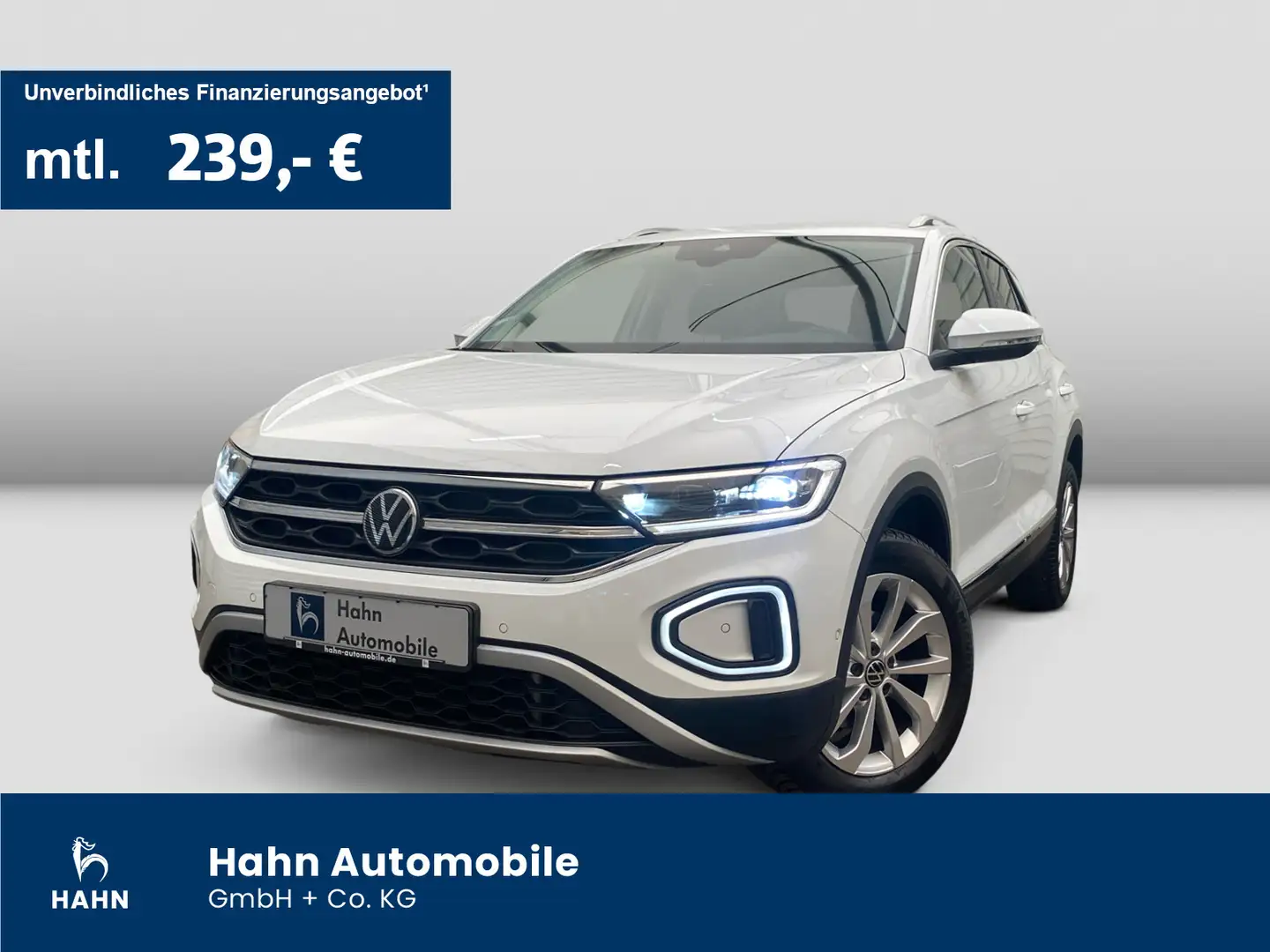 Volkswagen T-Roc 1.5 TSI DSG Style AHK LED App-Connect PDC Weiß - 1