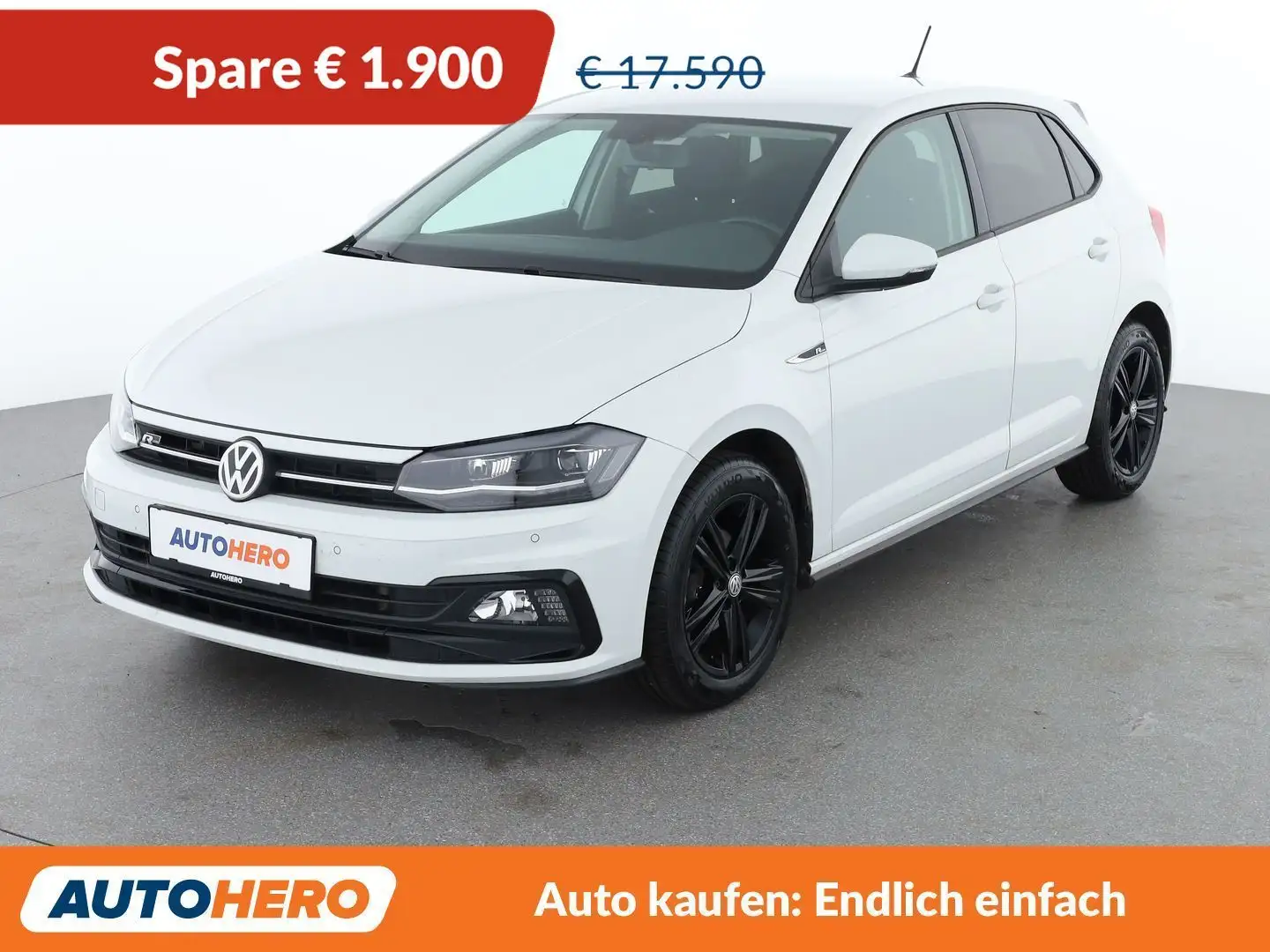 Volkswagen Polo 1.0 TSI Comfortline R-Line Weiß - 1
