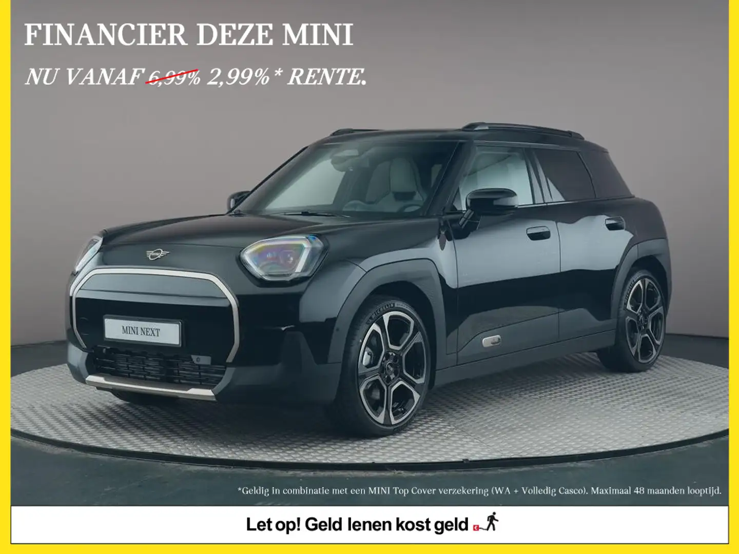 MINI Aceman E Favoured M 42.5 kWh Zwart - 1