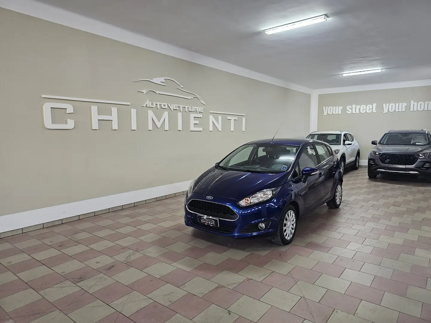 Ford Fiesta Fiesta VI 2013 5p 1.4 Plus Gpl 95cv E6 Blau - 1