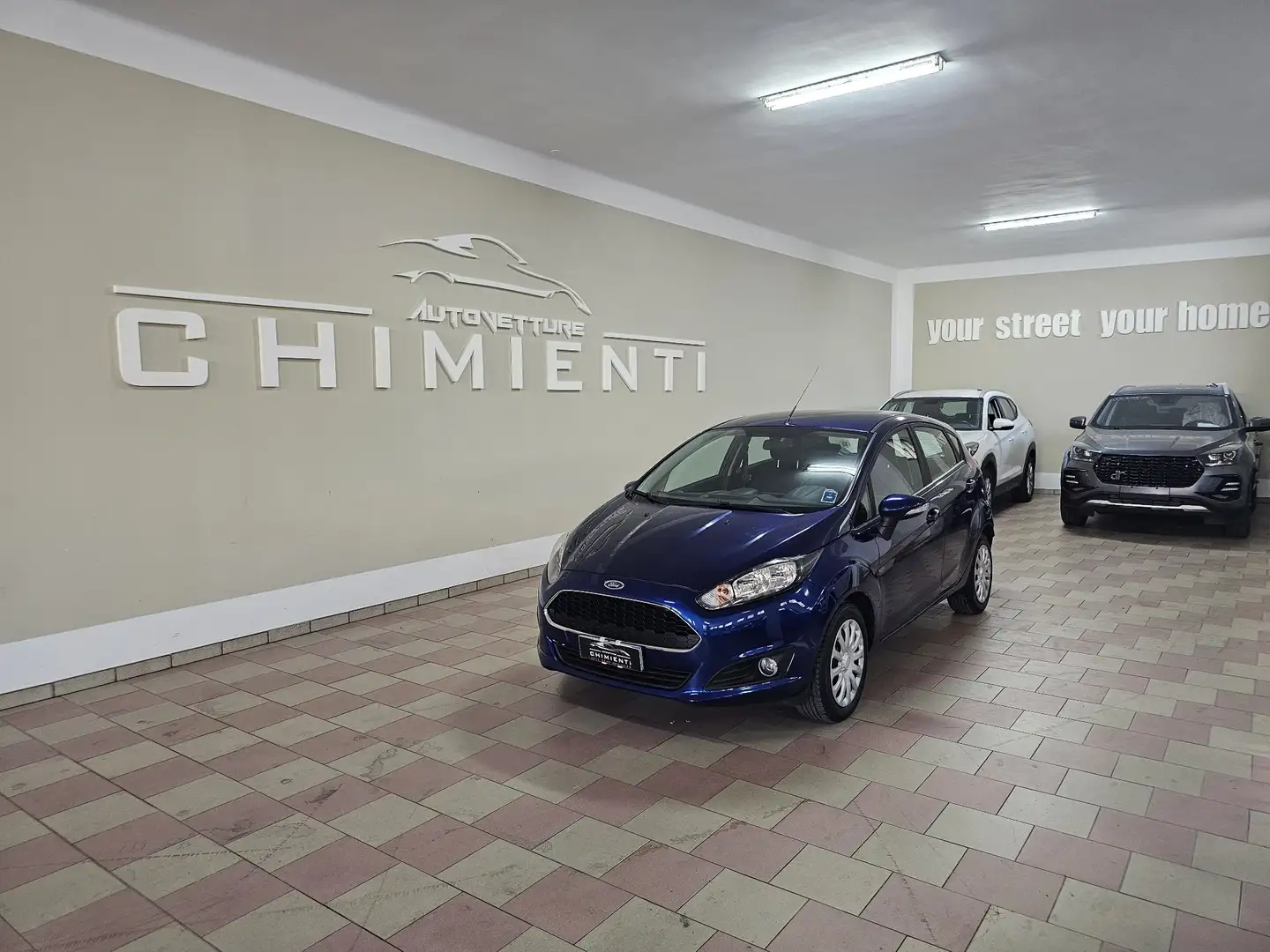 Ford Fiesta Fiesta VI 2013 5p 1.4 Plus Gpl 95cv E6 Blau - 2