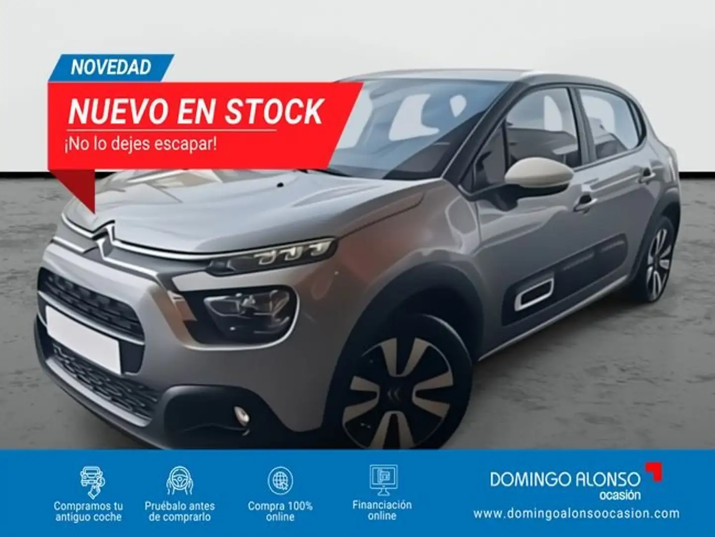 Citroen C3 Nuevo Puretech 83 S&S Plus Gris - 1