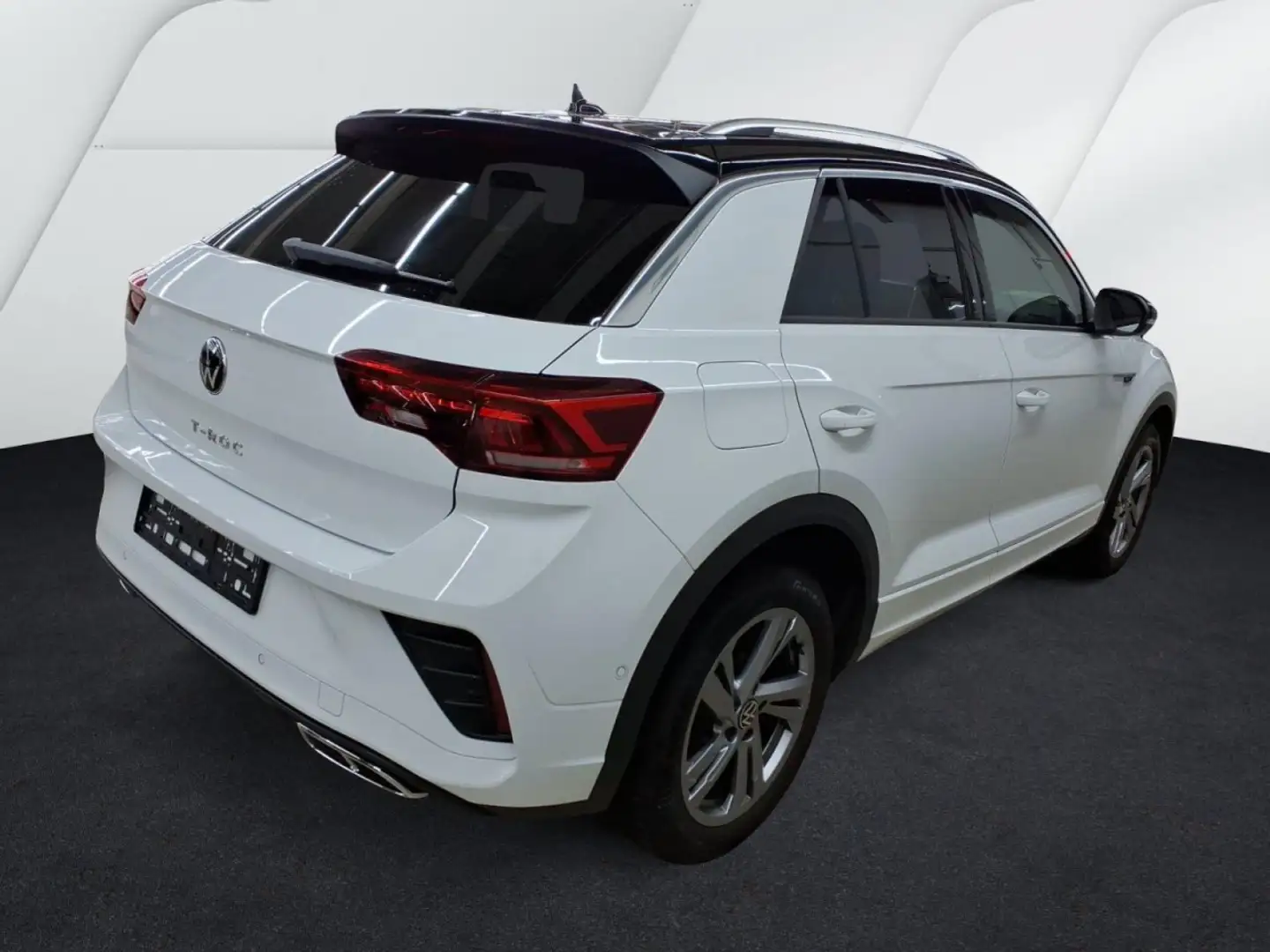 Volkswagen T-Roc 1.5 TSI R-Line DSG (NAVI+LED+AHK+APP+ACC) Klima Weiß - 2