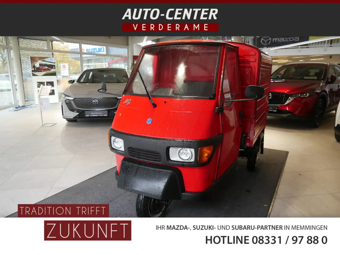 Piaggio Ape 50 Kasten Rood - 1