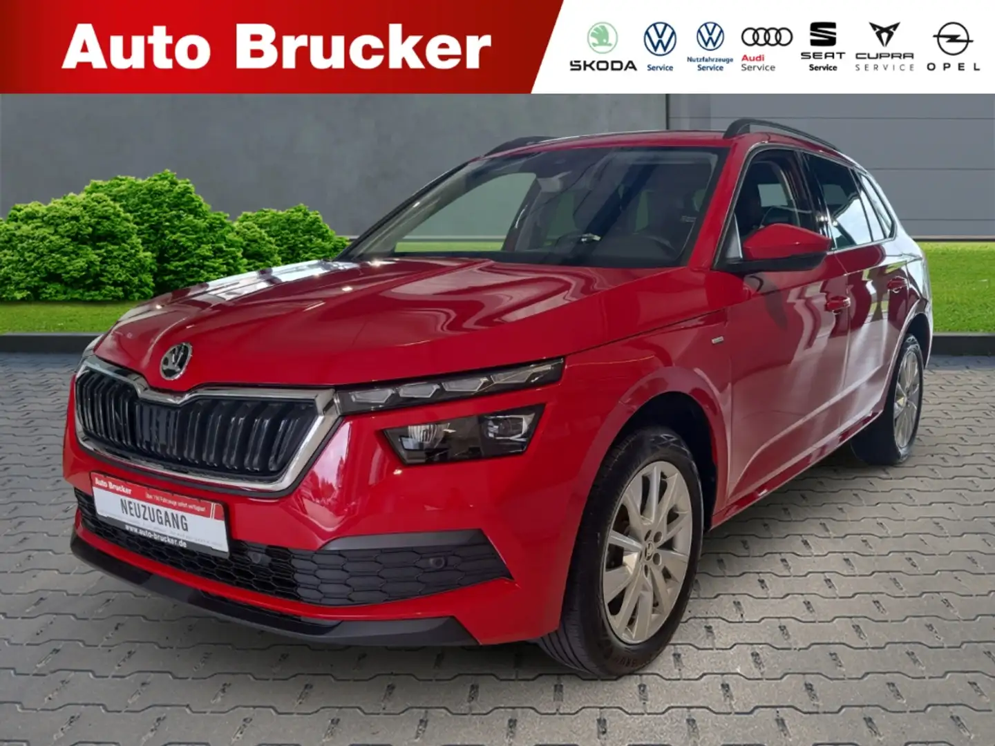 Skoda Kamiq Clever 1.5 TSI+Alufelgen+Klimaautomatik+Sitzheizun Rot - 1