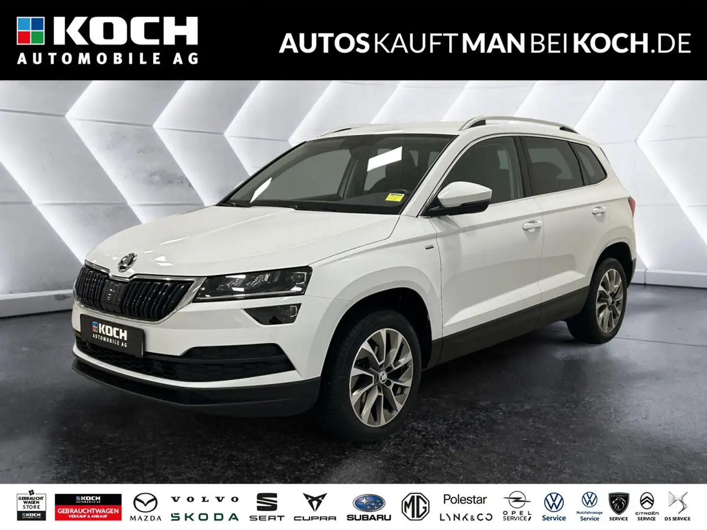 Skoda Karoq 1.5 TSI DSG CLEVER LED STHZG PDC 4SEASON Blanc - 1