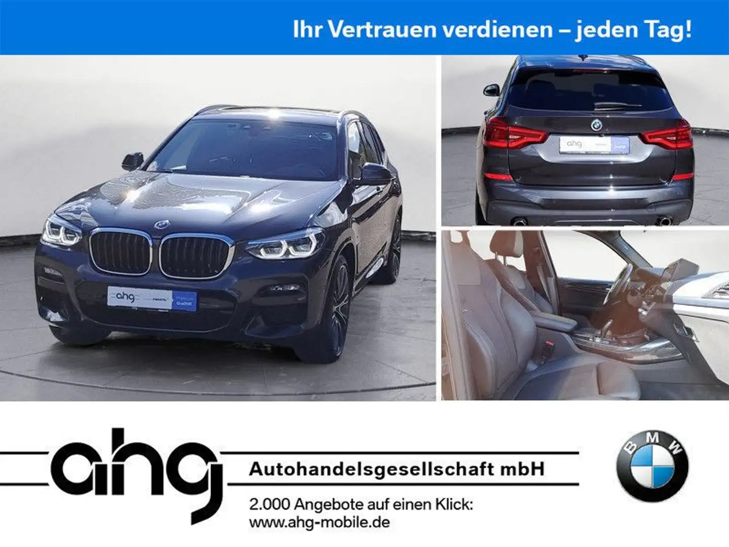 BMW X3 xDrive30i M Sport Tempom.aktiv Panoramadach Grigio - 1