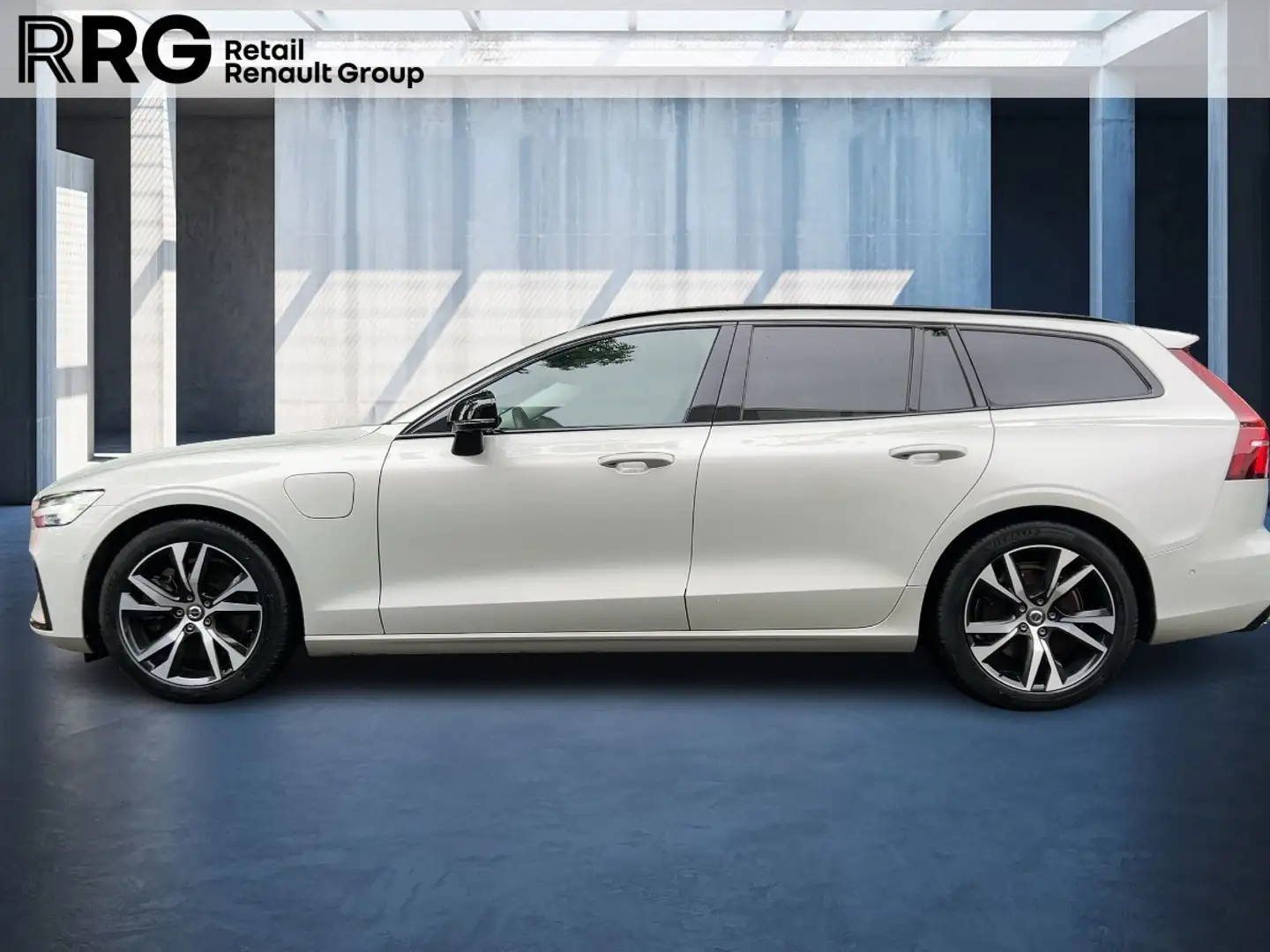 Volvo V60 Kombi R Design Expression Recharge Plug-In Hybri Argent - 2