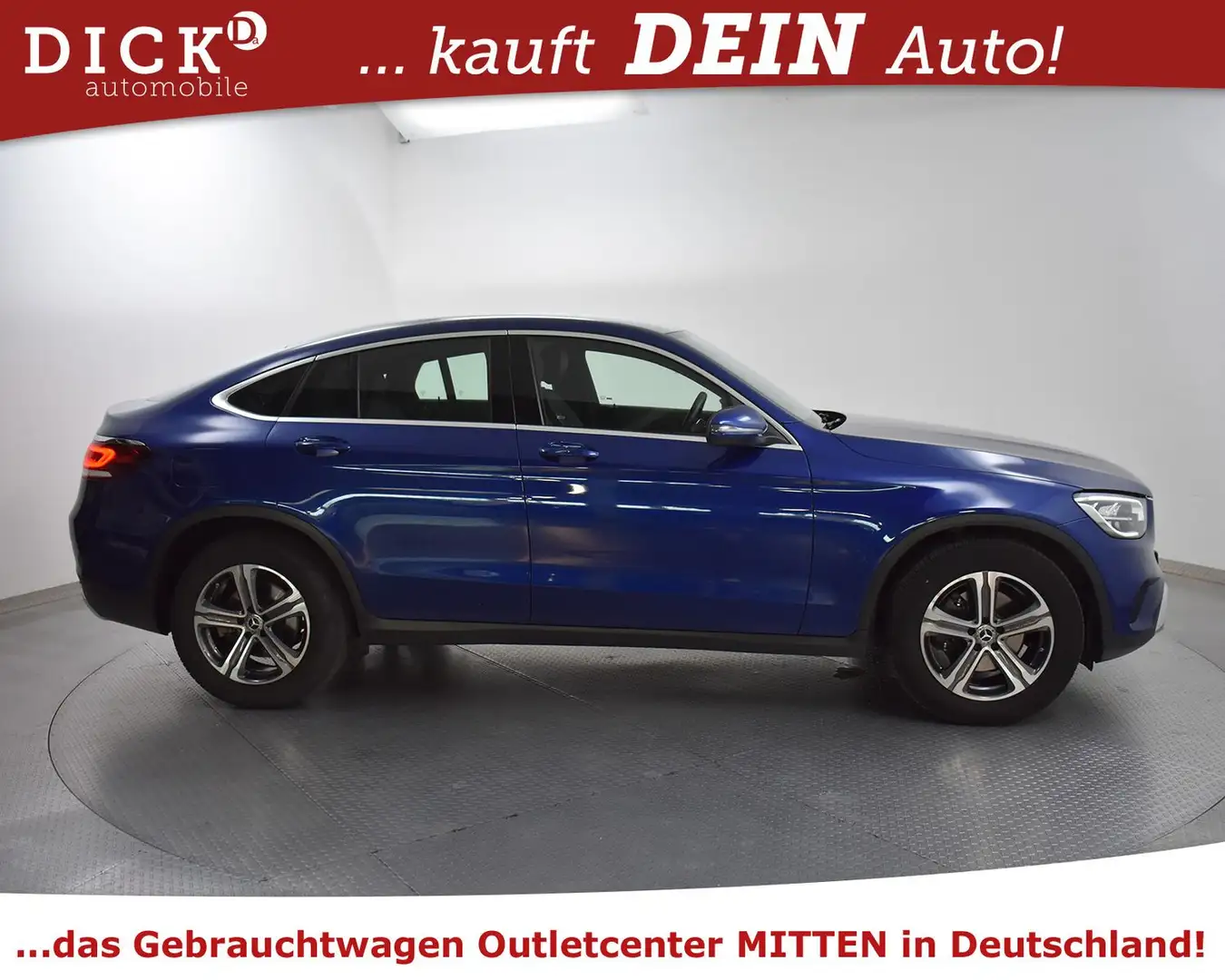 Mercedes-Benz GLC 220 d 4M Coupe STDHZ+WIDESC+KAM+HEAD+AHK+LED+ Blau - 2