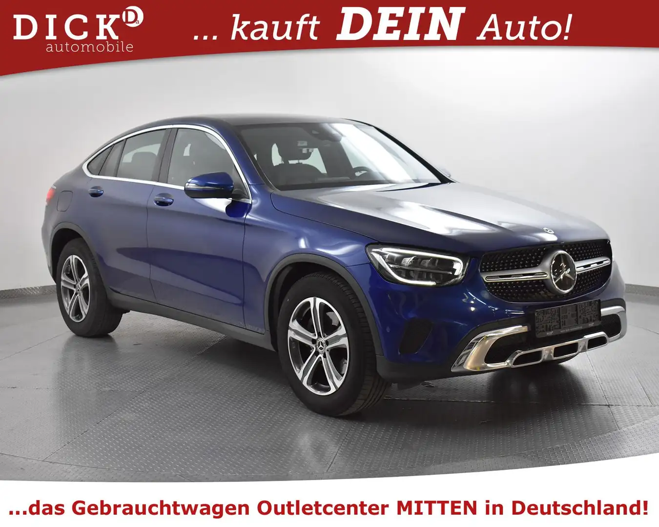 Mercedes-Benz GLC 220 d 4M Coupe STDHZ+WIDESC+KAM+HEAD+AHK+LED+ Blau - 1