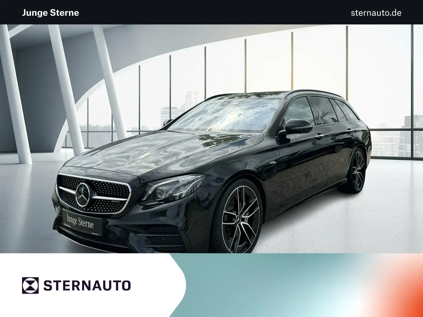 Mercedes-Benz E 53 AMG E 53 T 4M+ COMAND APS Pano.-Dach Distronic Styling Siyah - 1