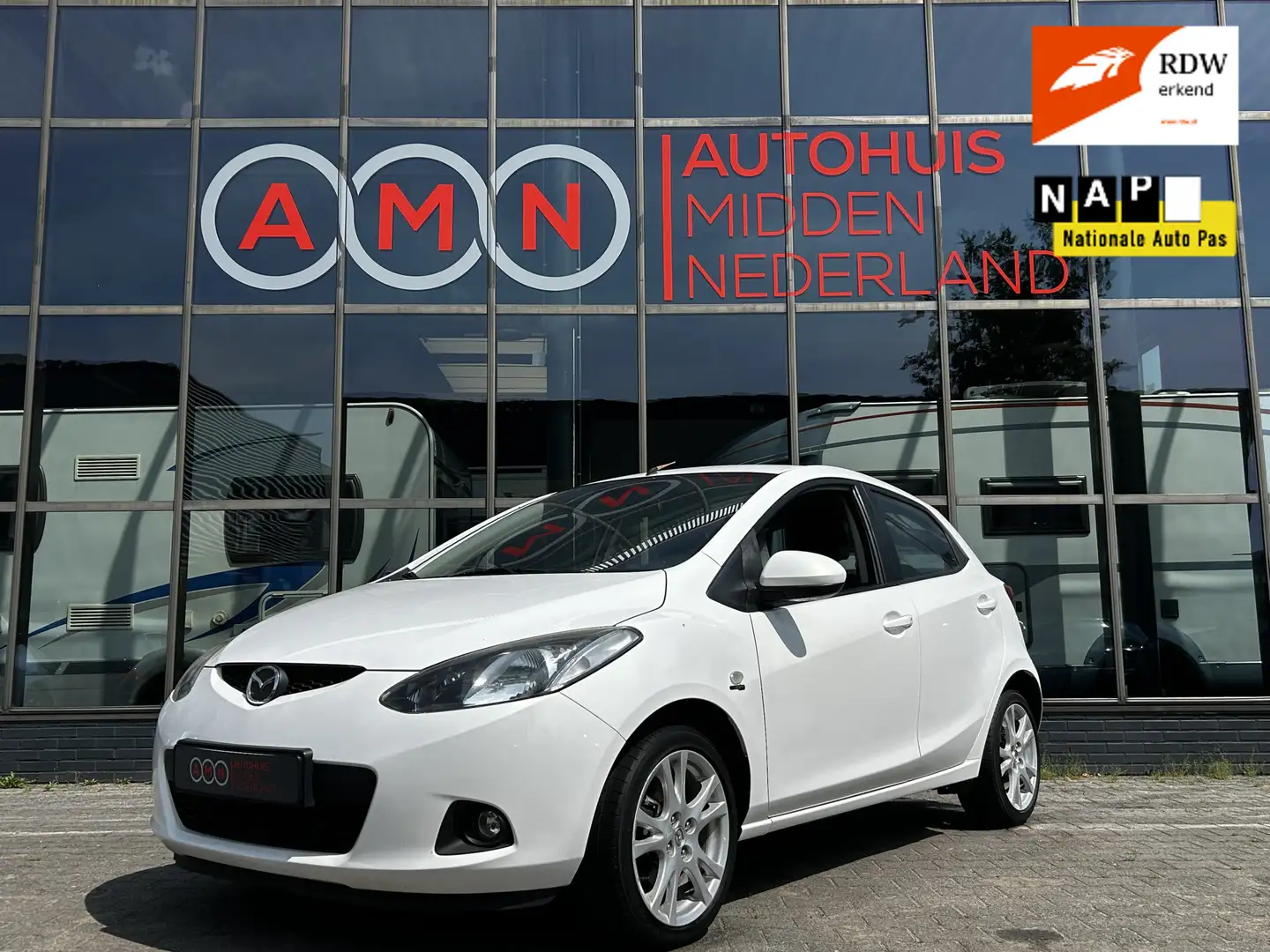 Mazda 2 1.3 TS Elekpakket,Airco,Stoelverwarming,LMV16” Blanc - 1