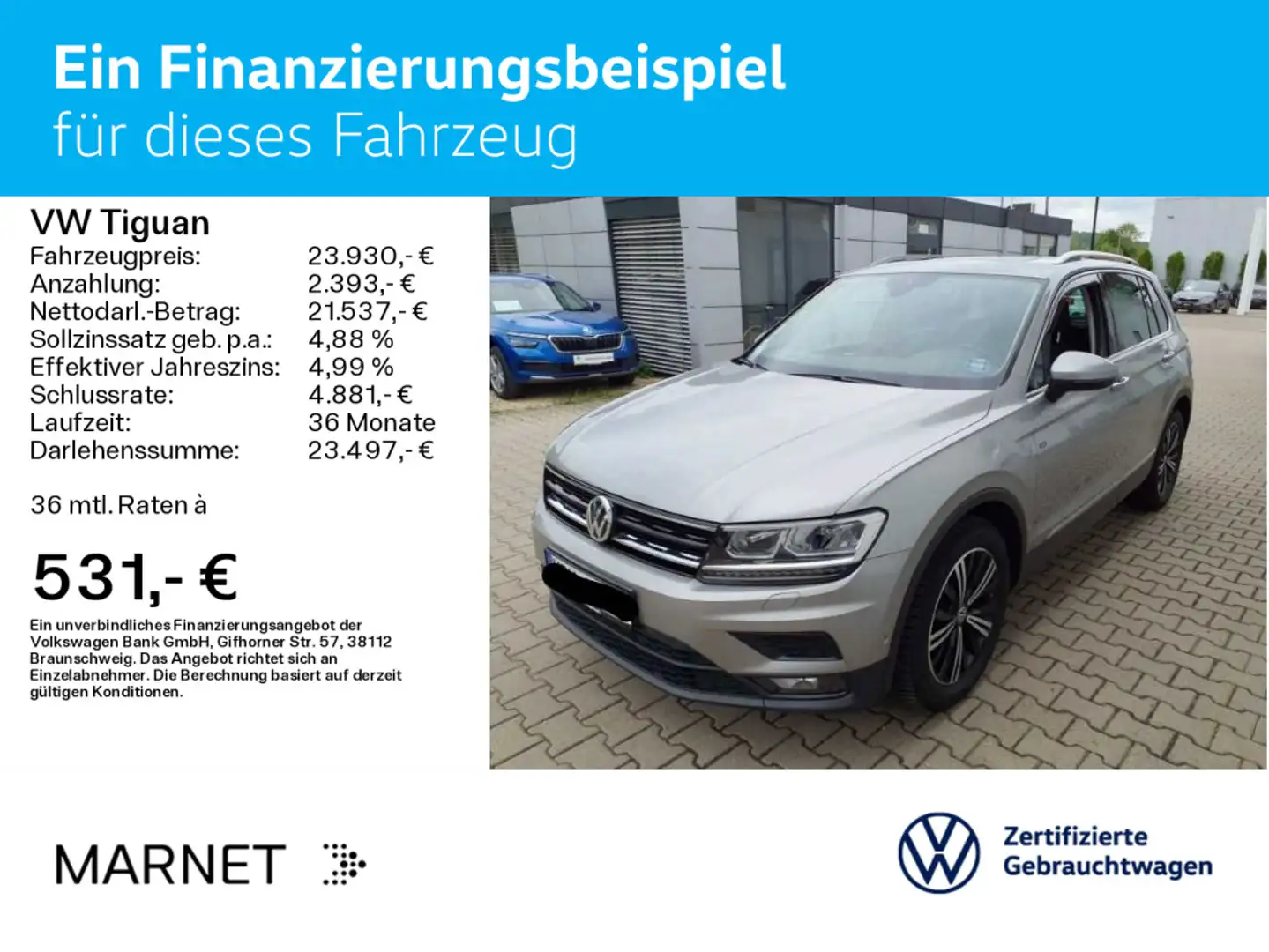 Volkswagen Tiguan 2.0 TDI Join Navi*AHK*Pano*StHzg*El.Heckk Argent - 2