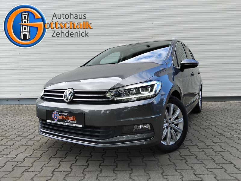 Volkswagen Touran DSG Highline 7Sitz LED AHK Navi Shz Rfk