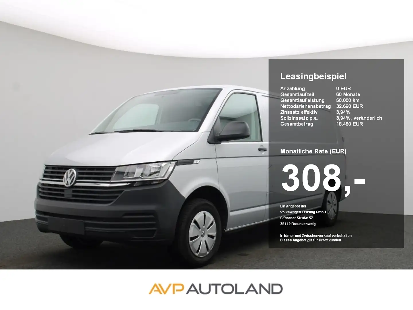 Volkswagen T6 Transporter Kasten LR 2.0 TDI | PDC | SHZ | Silber - 1