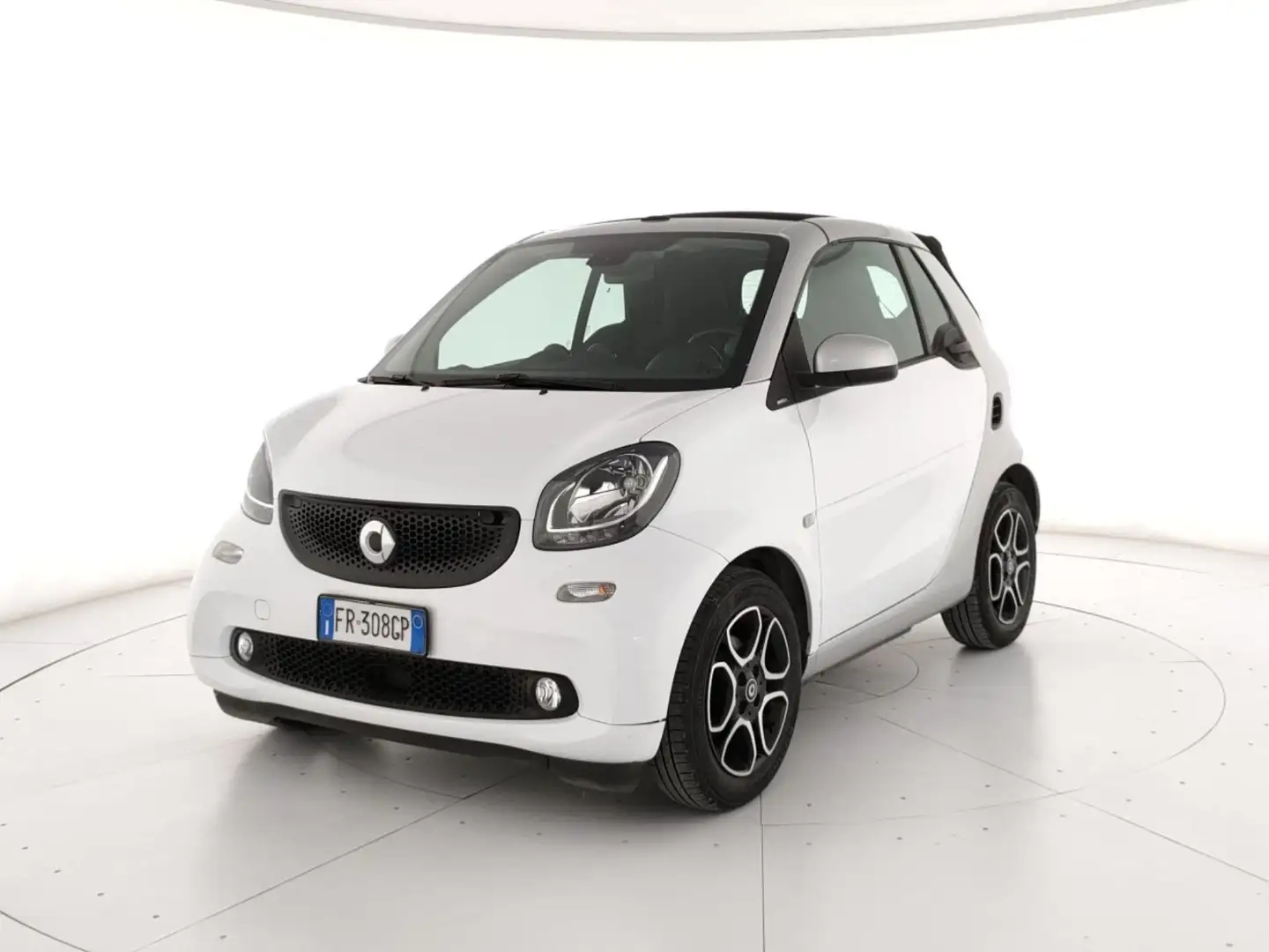 smart forTwo Cabrio 1.0 Passion 71cv twinamic my18 Blanc - 1