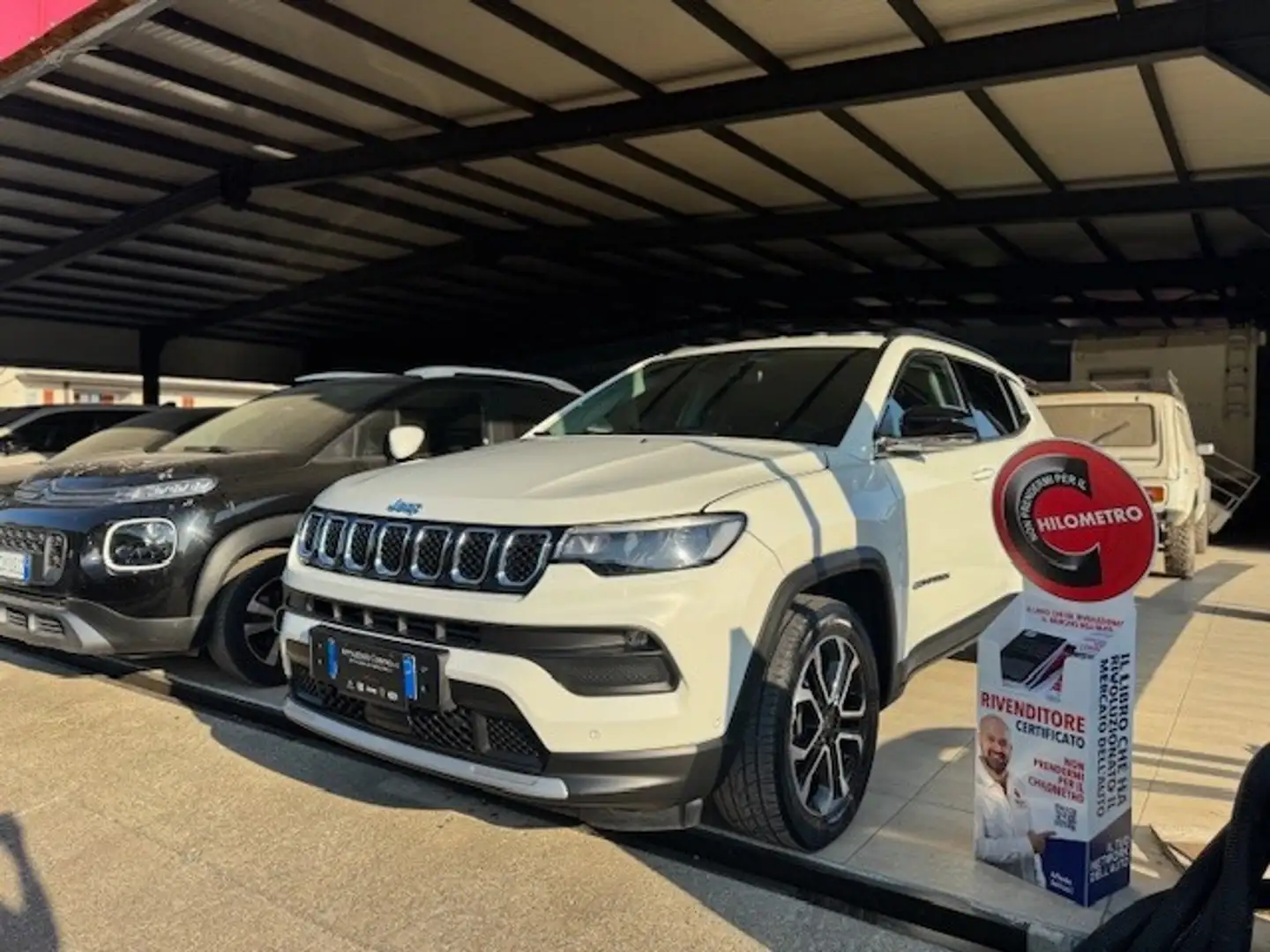 Jeep Compass 1.3 Turbo T4 190 CV PHEV AT6 4xe Limited Blanc - 2