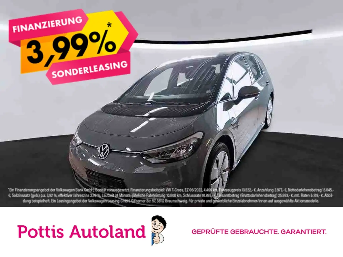 Volkswagen ID.3 PURE PERFORMANCE NAVI KLIMA PDC LED Grau - 1