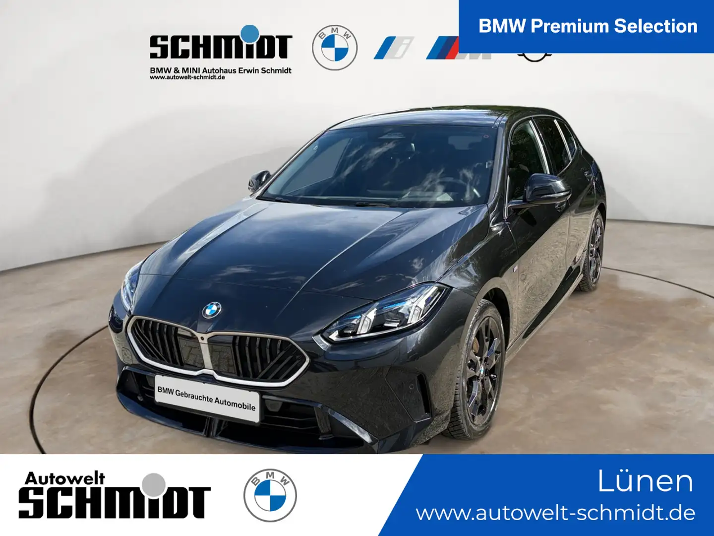 BMW 114 120 M Sport / NP= 51.470,- / HiFi / Memory / AHK Schwarz - 1