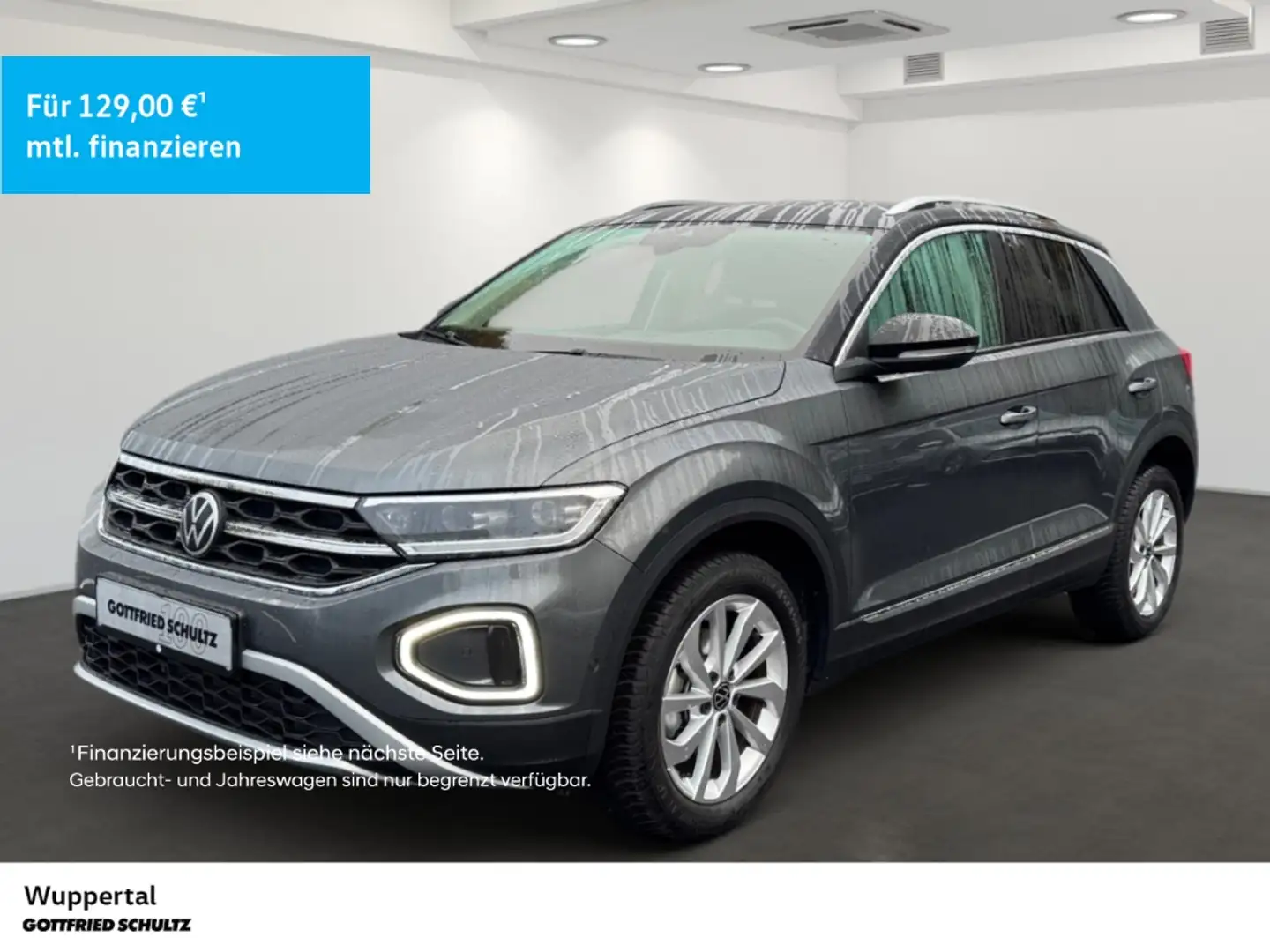 Volkswagen T-Roc 2.0 TDI Style AHK PANO NAVI KAM ACC LED SHZ PDC LM Grau - 1