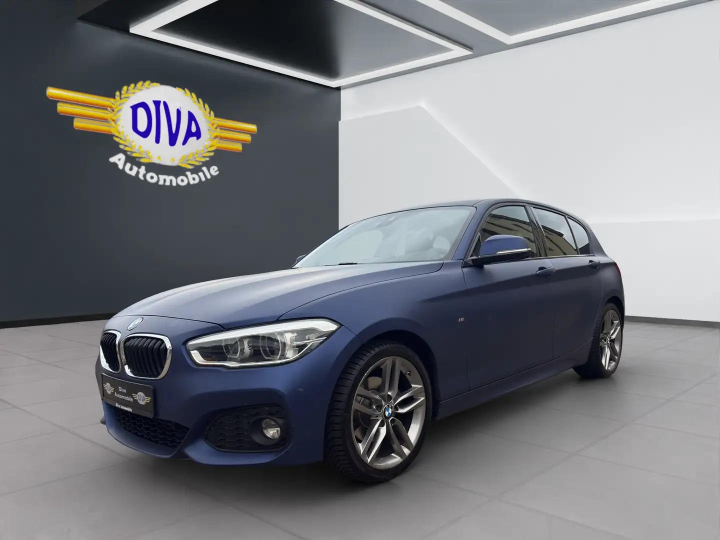 BMW 120 120 d M Sport Bleu - 1