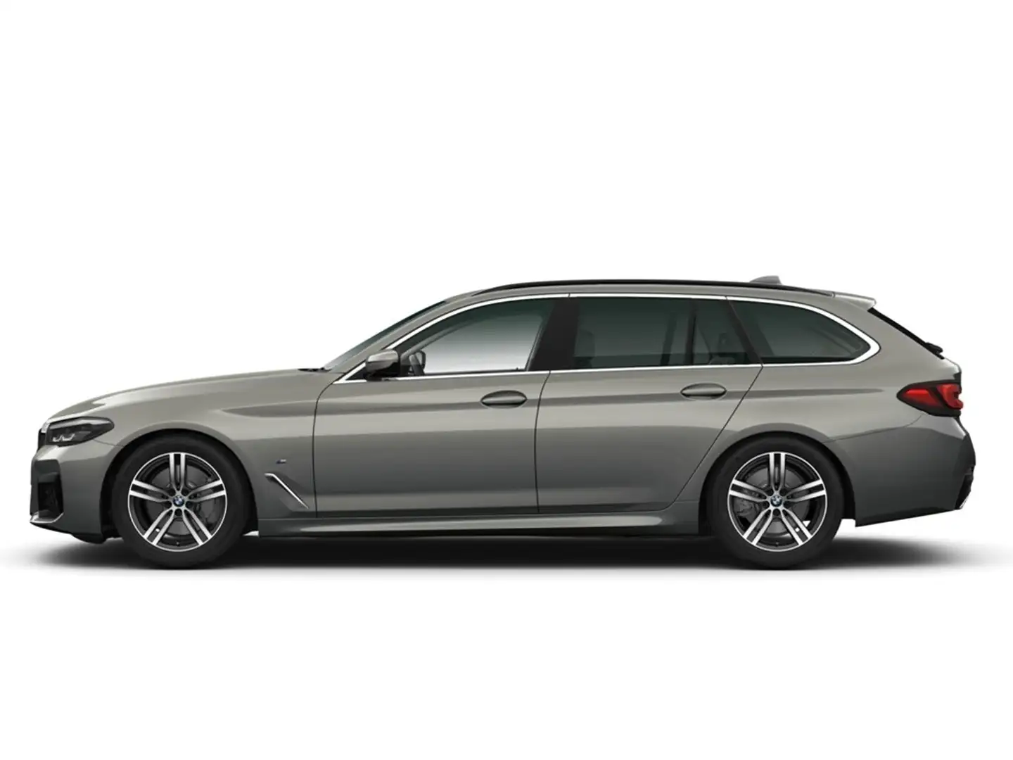 BMW 520 d Touring M Sport HUD Luftfederung Navi Leder Digi Grau - 2