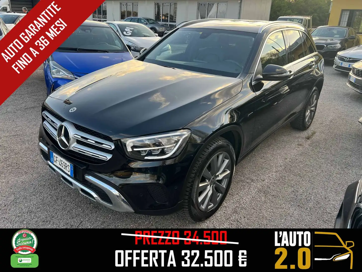 Mercedes-Benz GLC 300 GLC 300 de phev (eq-power) Business 4matic auto Černá - 1