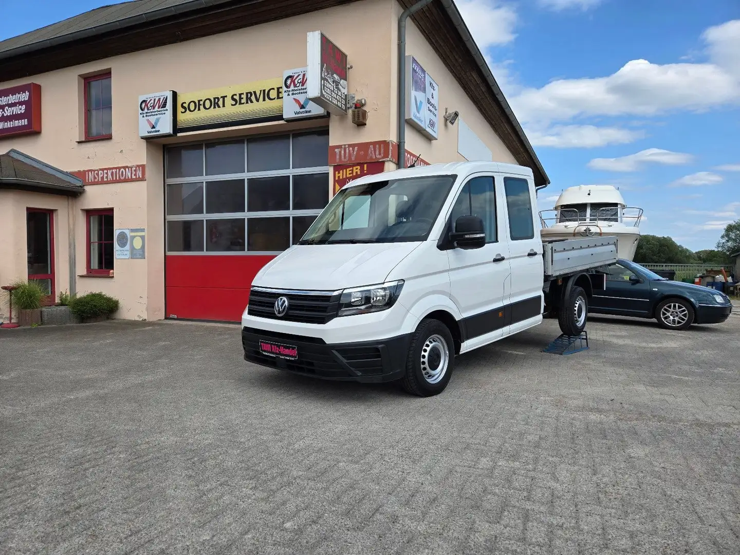 Volkswagen Crafter Pritsche Pritsche 35 DOKA mittellang FWD Weiß - 1