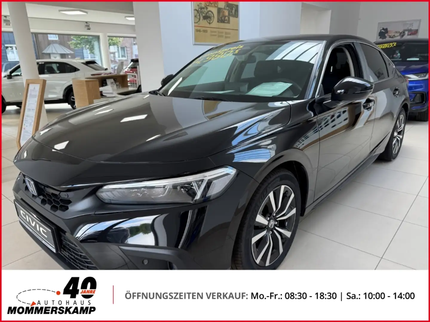 Honda Civic Hybrid e:HEV Elegance+LED+Navi+Keyless+ACC+Rückfah Schwarz - 2
