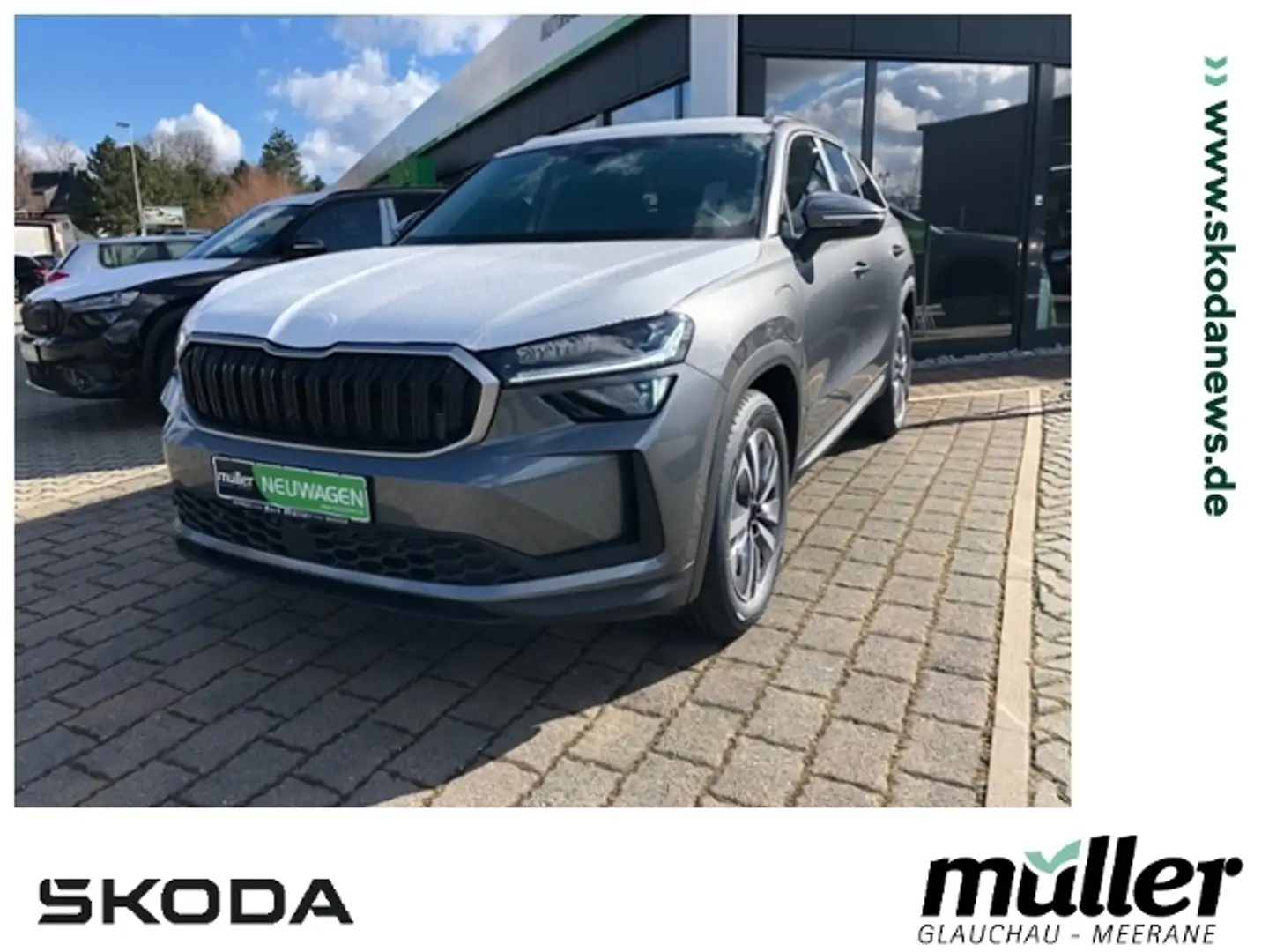 Skoda Kodiaq Selection Hybrid Matrix Navi Grau - 1