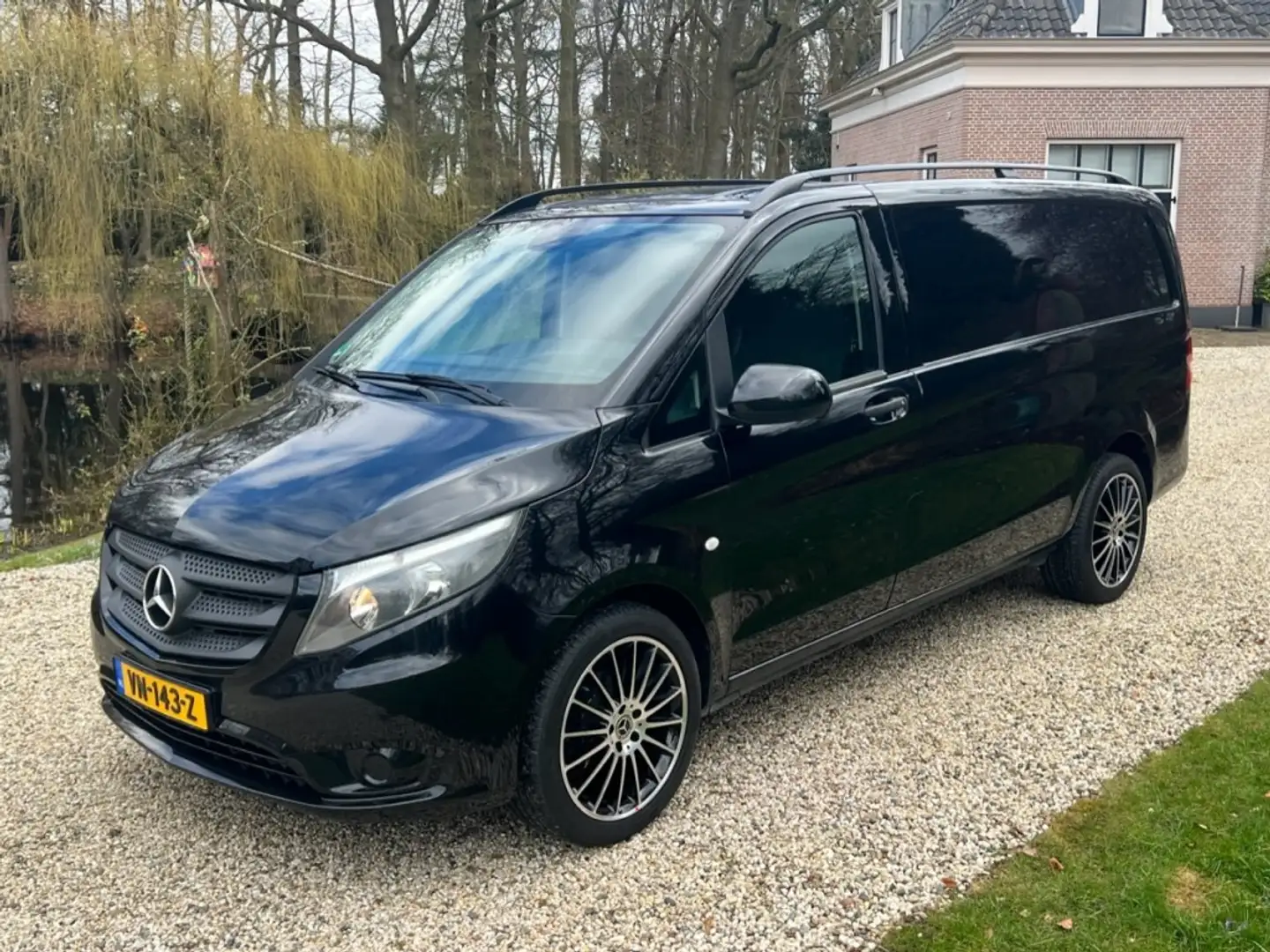 Mercedes-Benz Vito 116 CDI LANG automaat NL auto 2e eig. #RIJKLAAR Negro - 2
