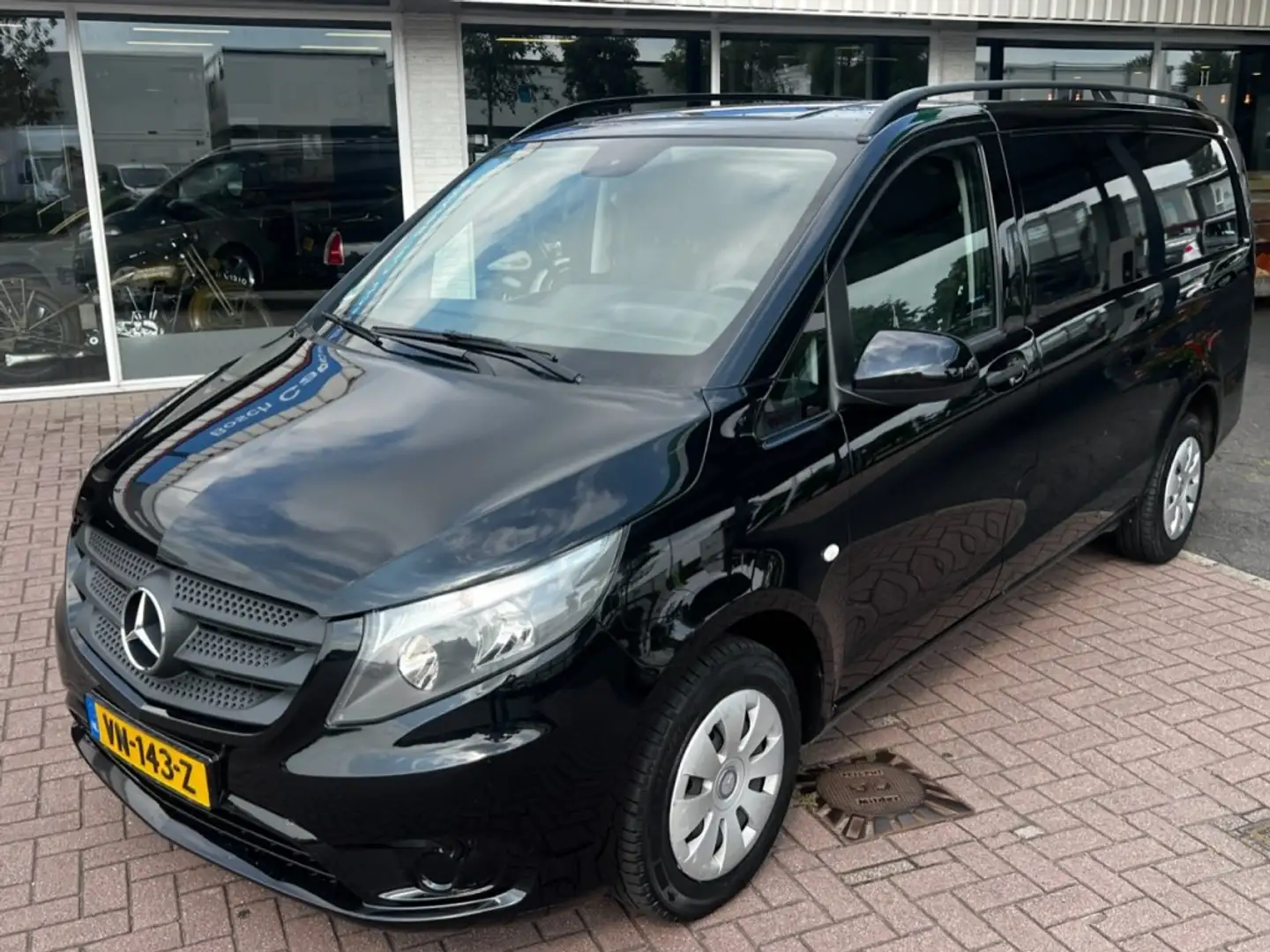 Mercedes-Benz Vito 116 CDI LANG automaat NL auto 2e eig. #RIJKLAAR Negru - 2