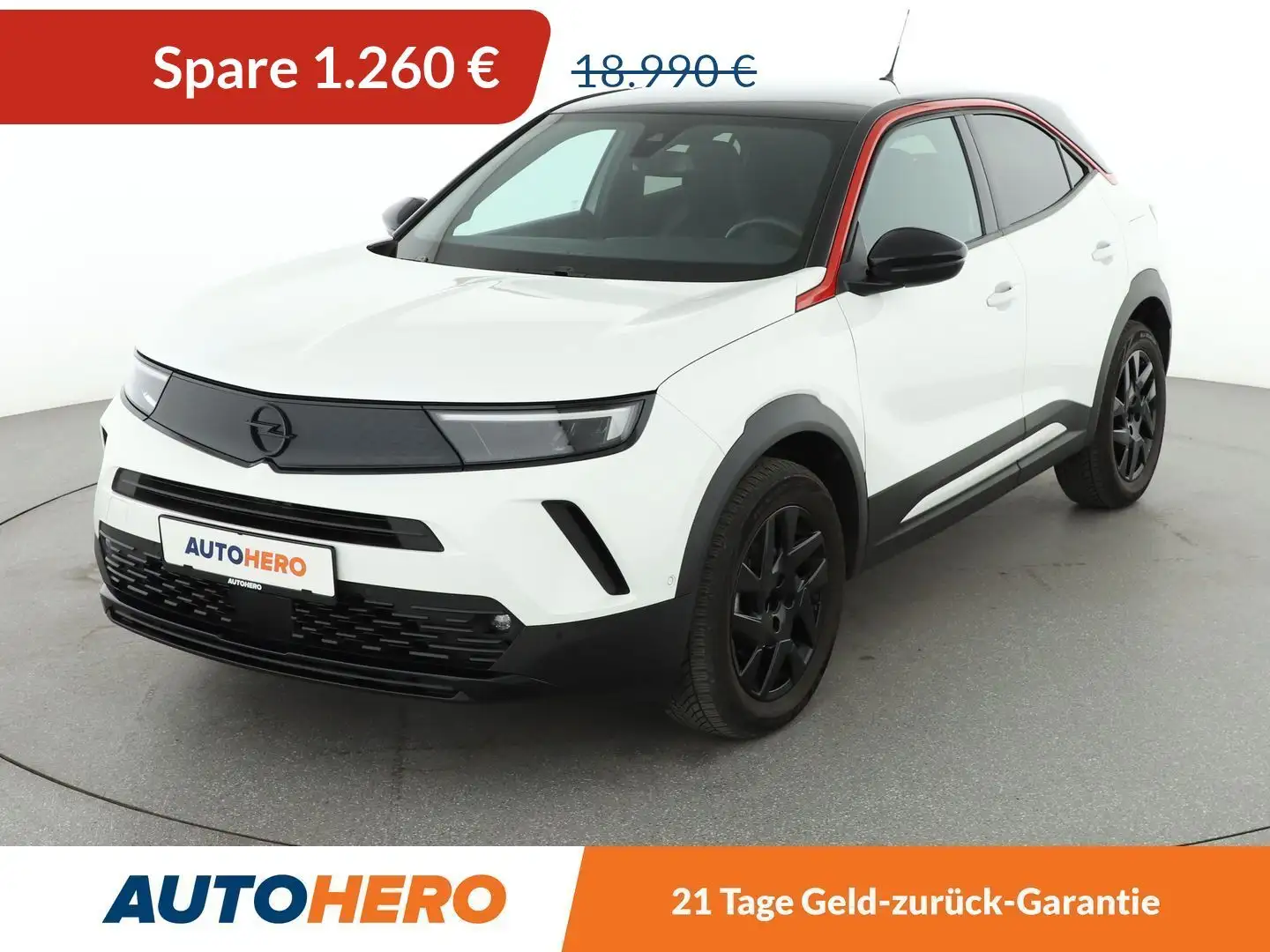 Opel Mokka X 1.2 Turbo GS Line*NAVI*LED*TEMPO*CAM*PDC*SHZ* Weiß - 1