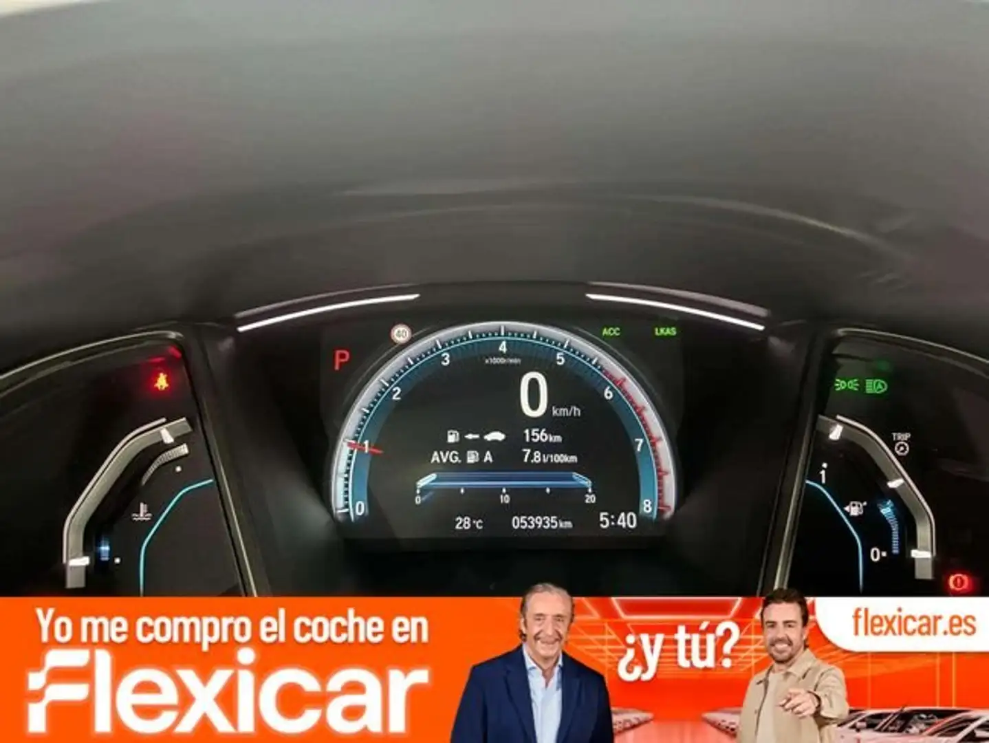 Honda Civic 1.0 VTEC Turbo Elegance Navi CVT Gris - 1