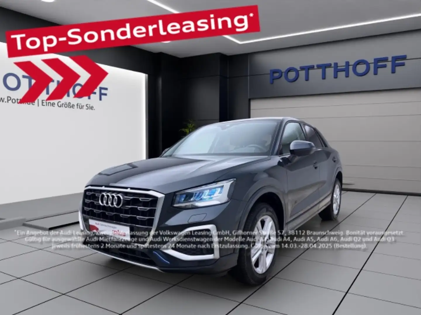 Audi Q2 30 TFSI ADVANCED PDC AHK NAVI KAMERA Grau - 1