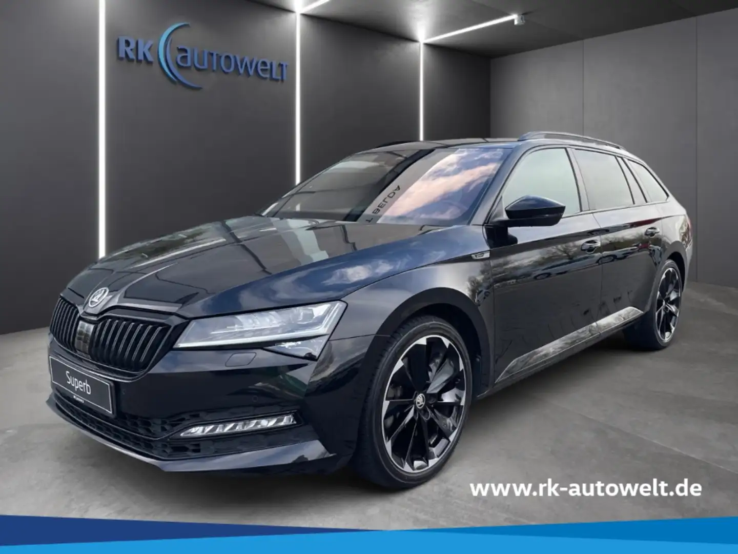 Skoda Superb Combi 2.0 TSI DSG SportLine 4x4 Klima,LED,DCC Schwarz - 1