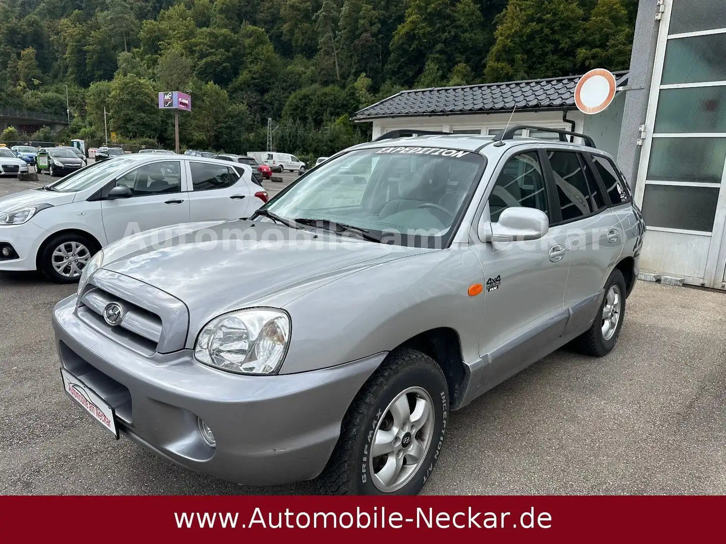 Hyundai SANTA FE 2.4 GLS 4x4-ROSTFREI-Top Zustand-Klima Silber - 1
