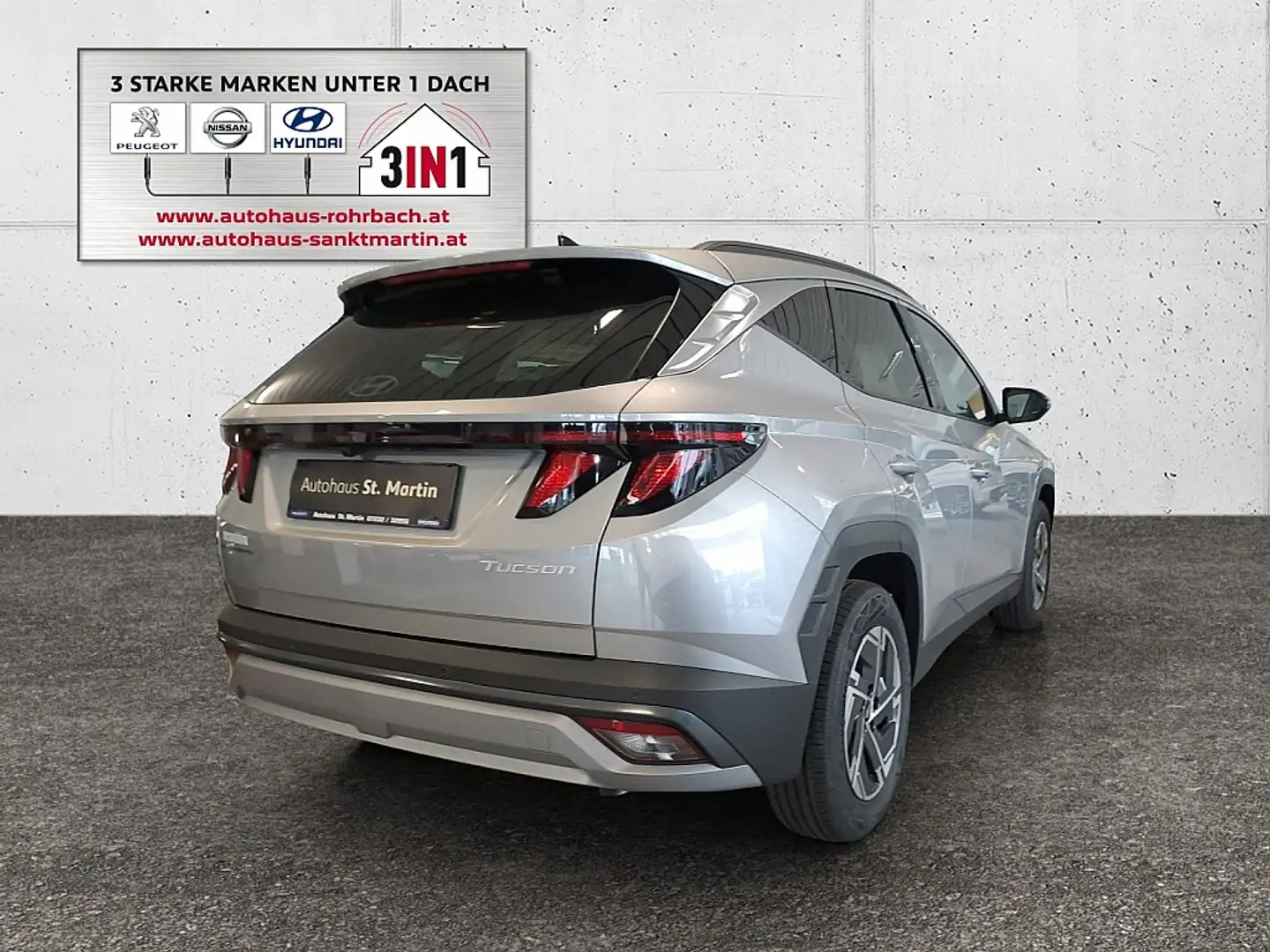 Hyundai TUCSON Tucson 1,6 T-GDI 48V 2WD Jubilé Silber - 2